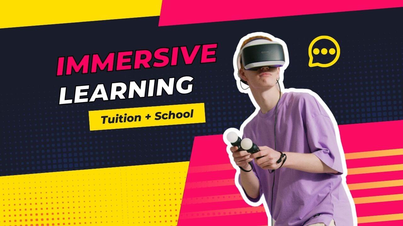 Immersive learning of maths